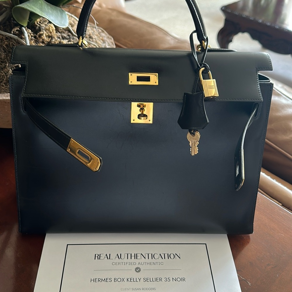 HERMES BOX KELLY 35cm